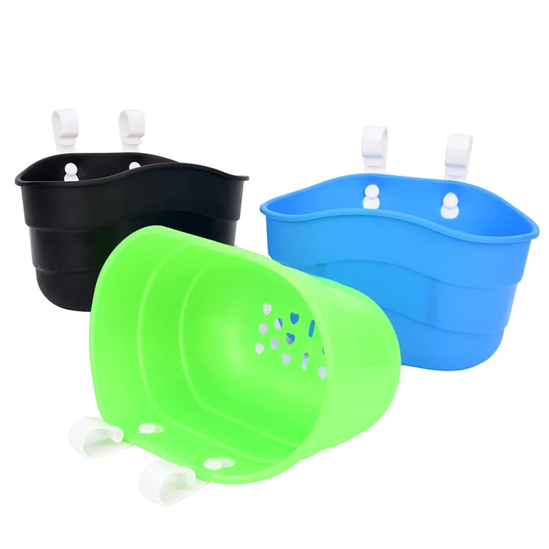 Пластиковый подвесной передний держатель для руля сумка велосипедная корзина