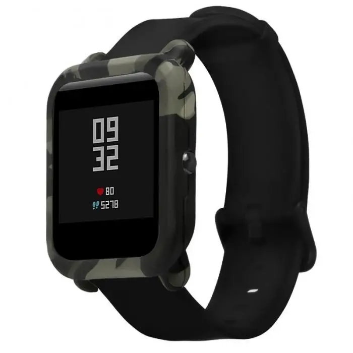 Тонкий силиконовый чехол с рамкой, защитный чехол-бампер для Huami Amazfit Bip Younth Watch LSMK99