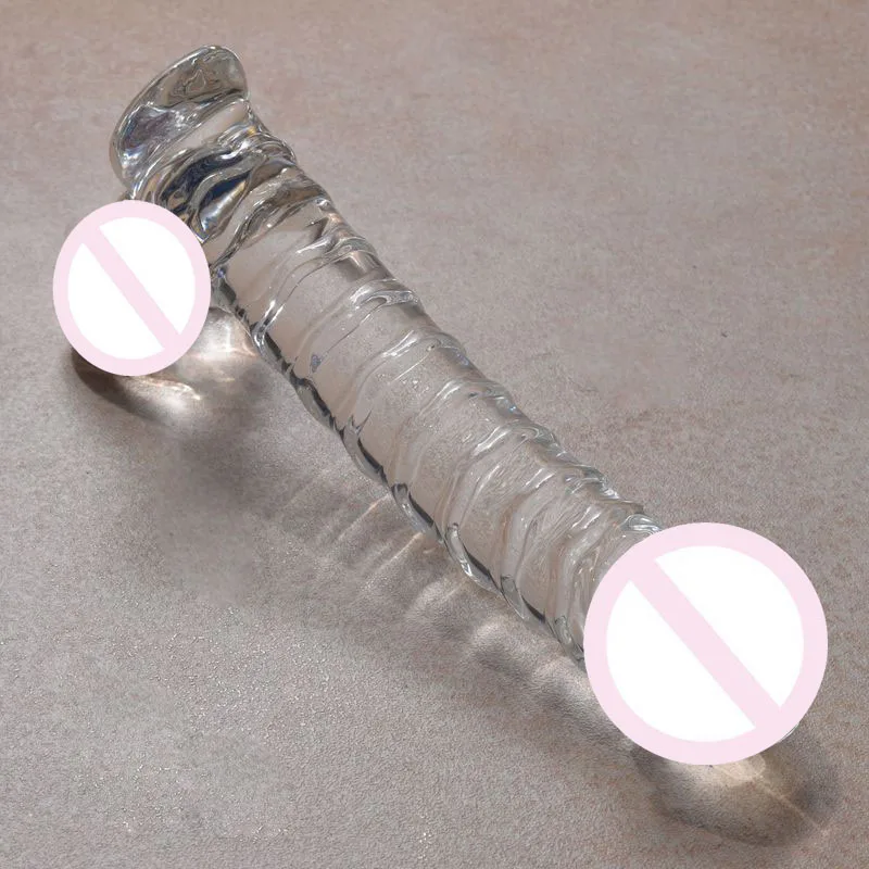 2016 Pyrex стеклянный фаллоимитатор Кристальный поддельный пенис для женщин