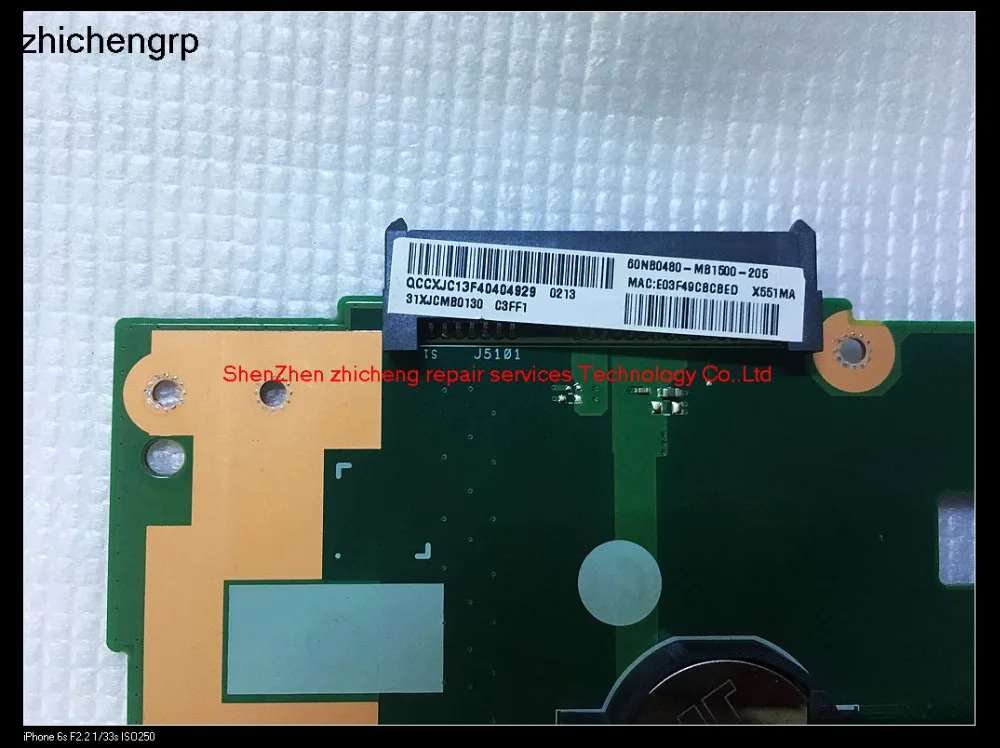For ASUS D550M X551MA laptop main board 2.0 60NB0480-MB1500-205 Celeron N2815 integrated graphicsmotherboard | Компьютеры и офис