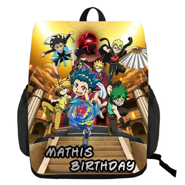 Рюкзак Beyblade Burst для мальчиков и девочек школьный рюкзак с 3D-принтом студентов |