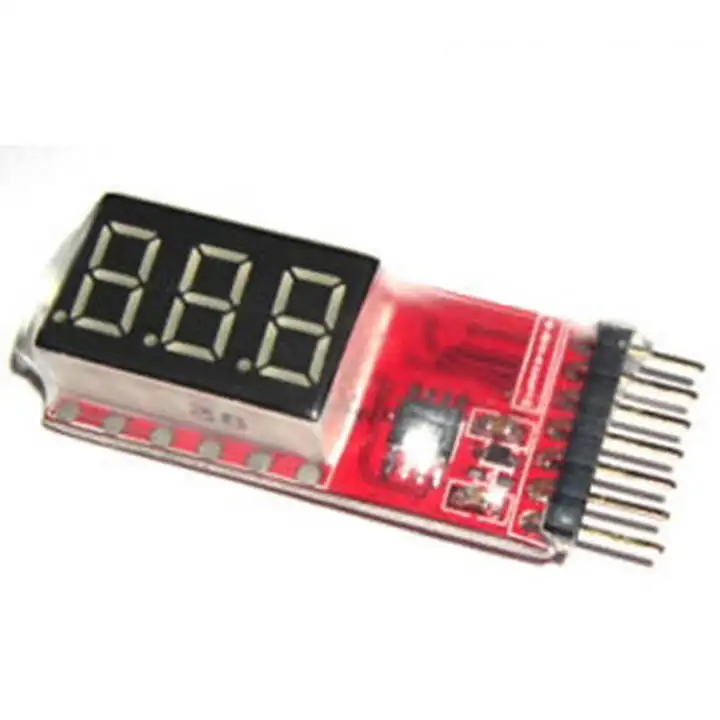 1 шт. RC Напряжение Lipo батарея метр тестер Индикатор 2 6 ячеек светодиодный
