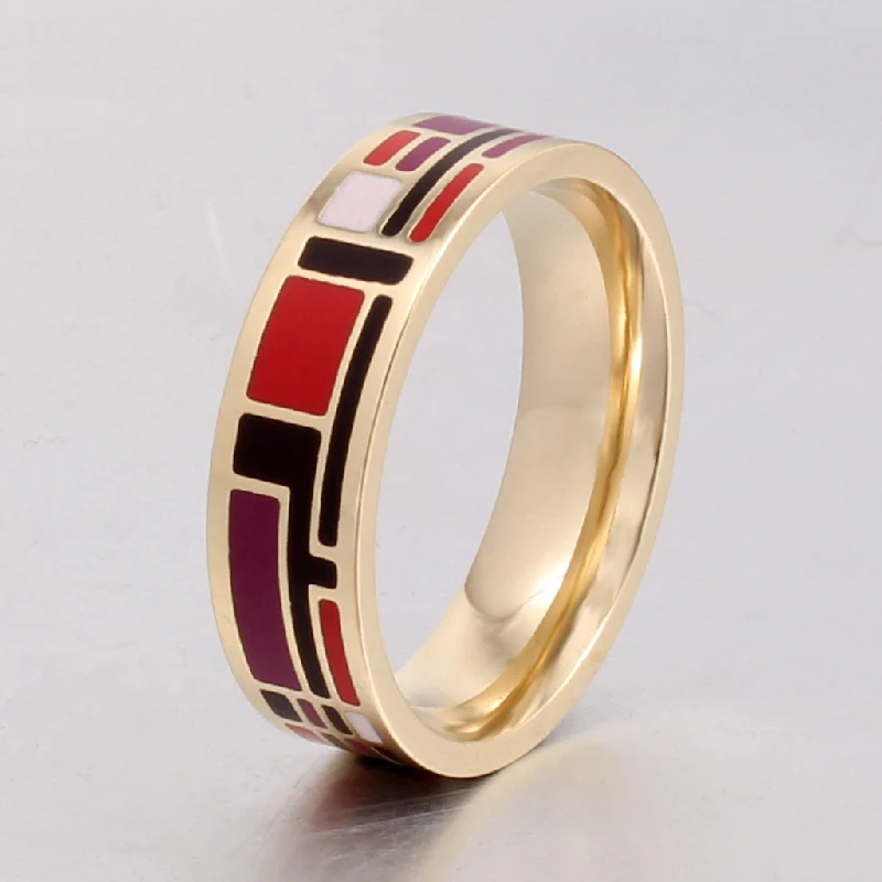 Новое поступление красных колец для женщин подарок на день рождения модное