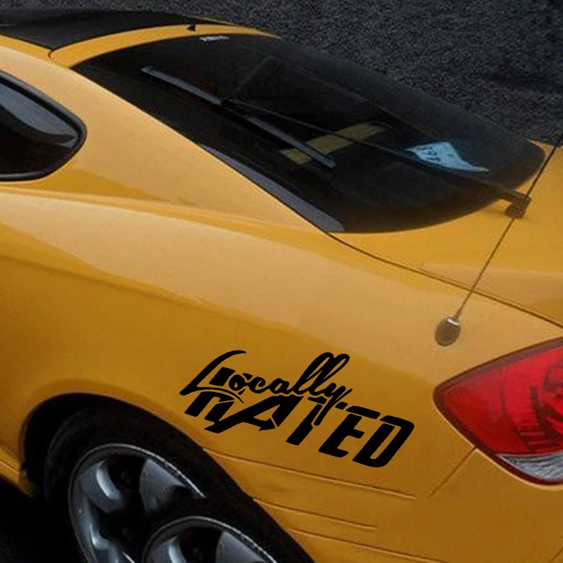 Локально ненавистная Виниловая наклейка для грузовика автомобиля JDM Haters евро