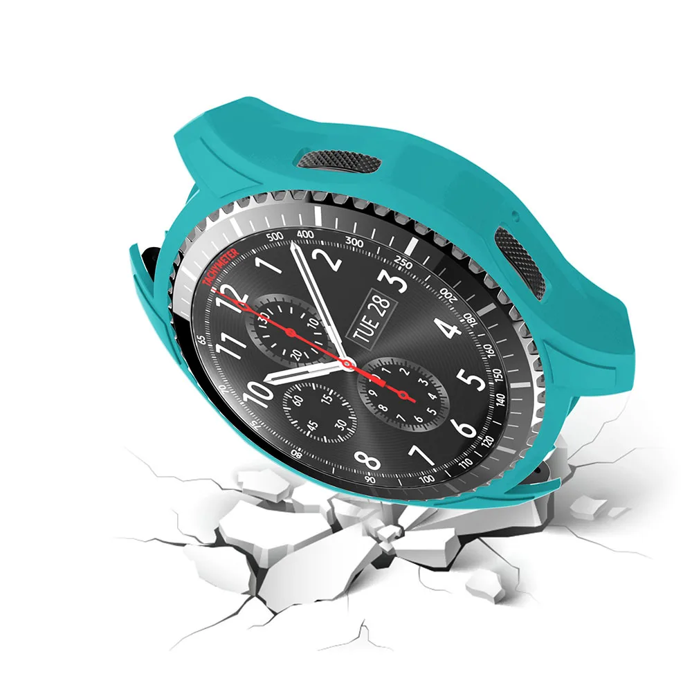 Защитный силиконовый чехол для Samsung Galaxy Watch 46 мм Gear S3 Frontier Smart Watch|Смарт-аксессуары|