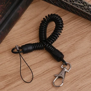 Пружинный эластичный выдвижной Тактический канат для походов, кемпинга, телефона, брелок для ключей