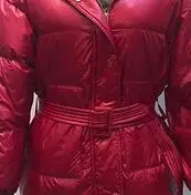 wine red-brown fur Женский зимний ультра-светильник с воротником из натурального меха енота, 90% белый утиный пух, Женская водонепроницаемая теплая куртка с капюшоном, верхняя одежда - Цвет: wine red-brown fur