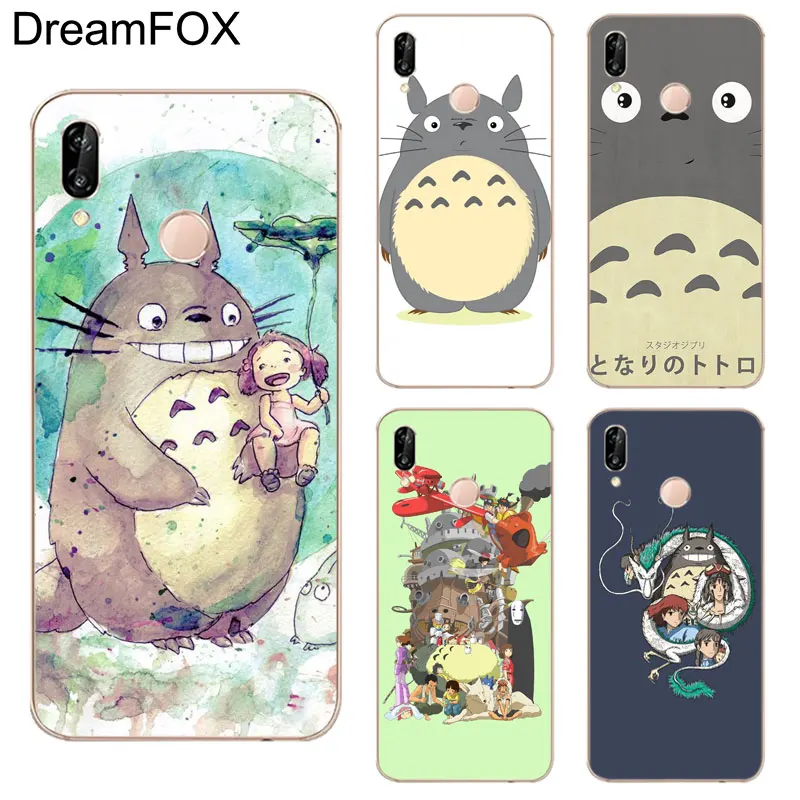 DREAMFOX K015 Anime Chihiro Totoro Soft TPU Silicone Case Cover For Huawei Honor 6A 6C 7X 9 10 P20 Lite Pro P Smart |