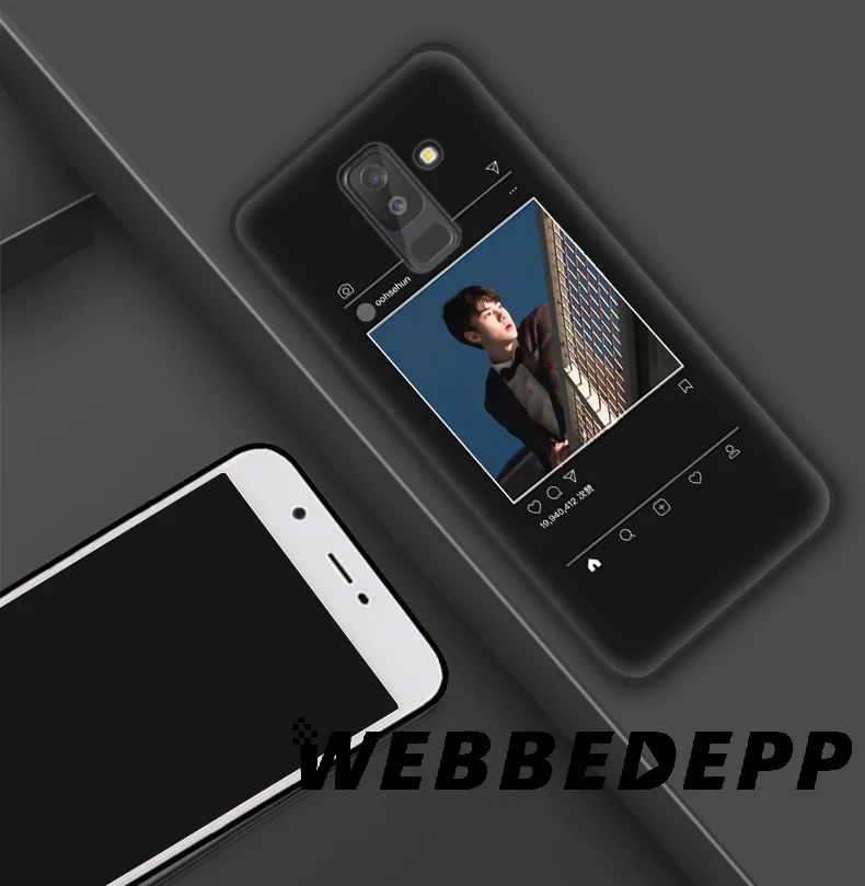 WEBBEDEPP Sehun Chanyeol EXO Мягкий ТПУ силиконовый чехол для Samsung Galaxy S10 S10e S9 S8 Plus S7 S6 Edge &amp J6 |