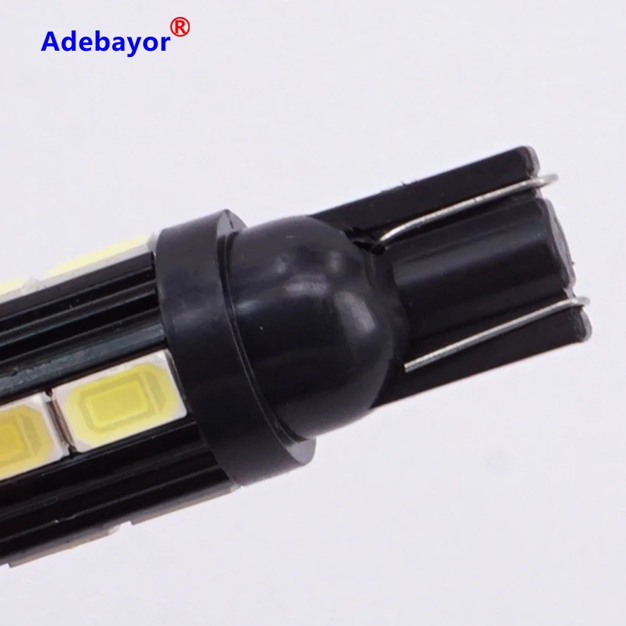 50 шт. T10 194 W5W 10 SMD 5630 светодиодный дверь автомобиля номерной знак радиатор для