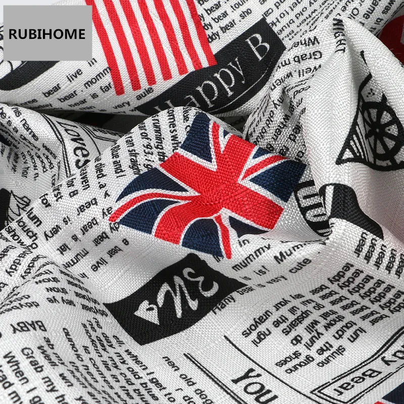 RUBIHOME (50x15 0 см/шт.) хлопчатобумажная льняная ткань для шитья Лоскутная диванная