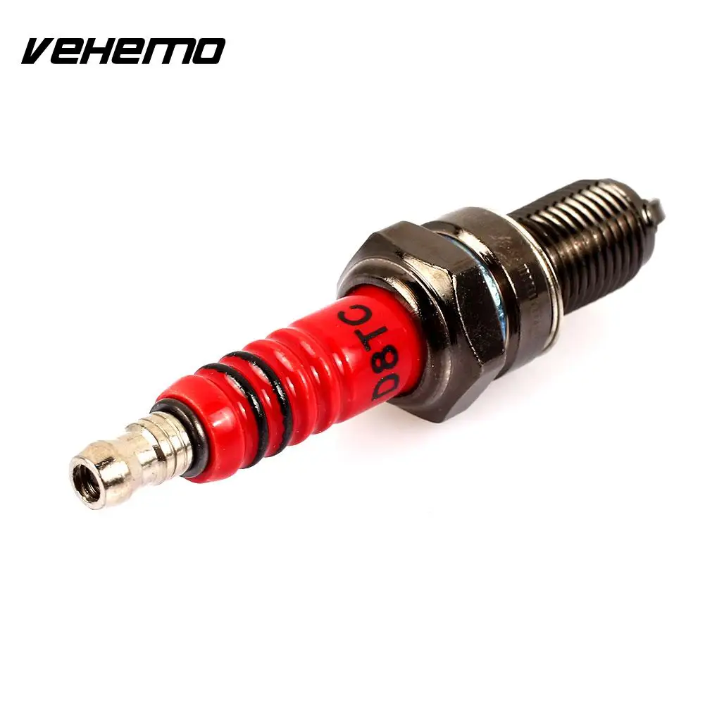 

Vehemo 3-электродная Свеча зажигания для мотоцикла 150 200 Cc CF 250 Свеча зажигания для скутера сплав для скутера CG 125