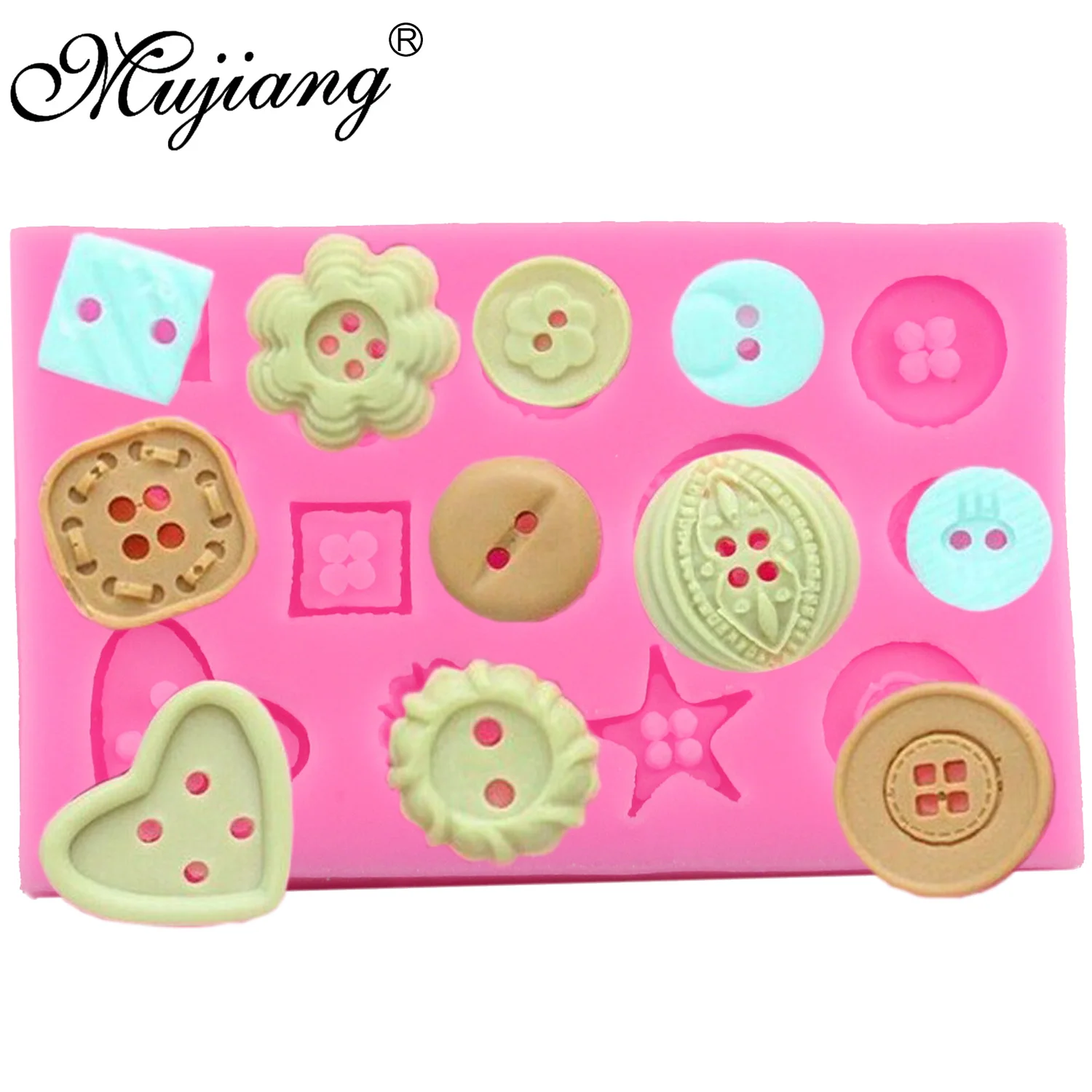 Mujiang DIY Sugarcraft силиконовые формы Рождество свадьба конфеты конфеты|fondant cake decorating