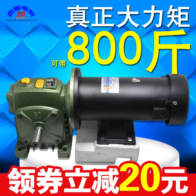 Двигатель постоянного тока 500 в Вт с вертикальной редукцией WPDS