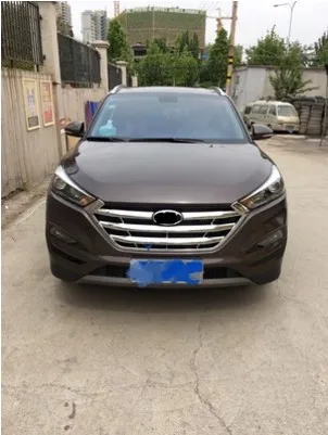 Для 2016 Hyundai Tucson ABS передняя Центральная решетка радиатора рамы + верхняя крышка