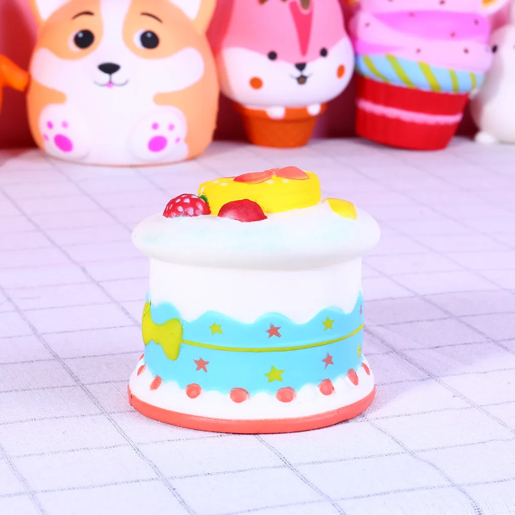 Kawaii антистресс собака медленно растет сжимает забавные детские игрушки забавная