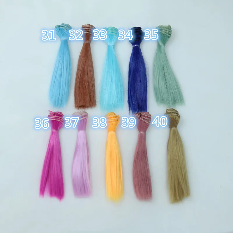 Парик Из прямых волос для кукол 15/25/30/35/50 см|doll hair|doll wigfor bjd |