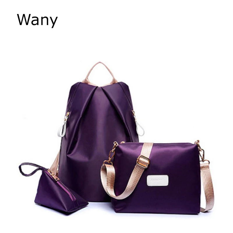 3 шт./комплект женский рюкзак из ткани Оксфорд|backpack women bag|women backpackbackpack female |