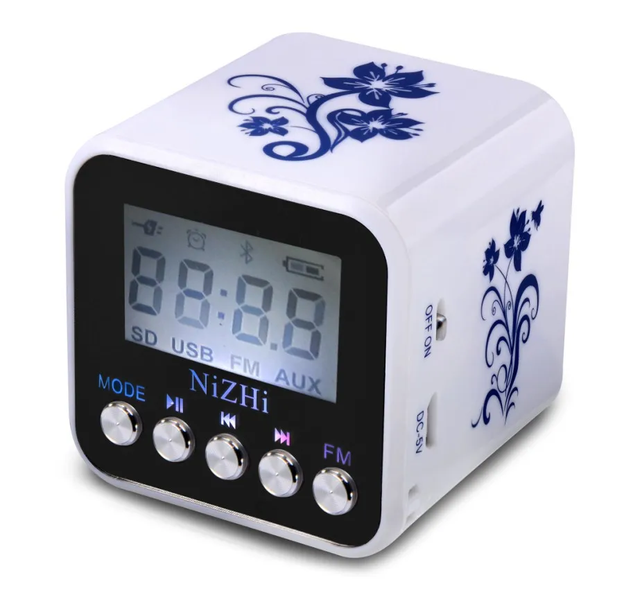 Новый Nizhi TT032 миниатюрный портативный цифровой fm радио Поддержка Карта памяти SD