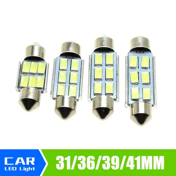 2 шт. светодиодные лампы 31 мм 36 39 41 12 В постоянного тока 3157 3022 6 SMD 5730|bulb rgb|bulb wholesalelight