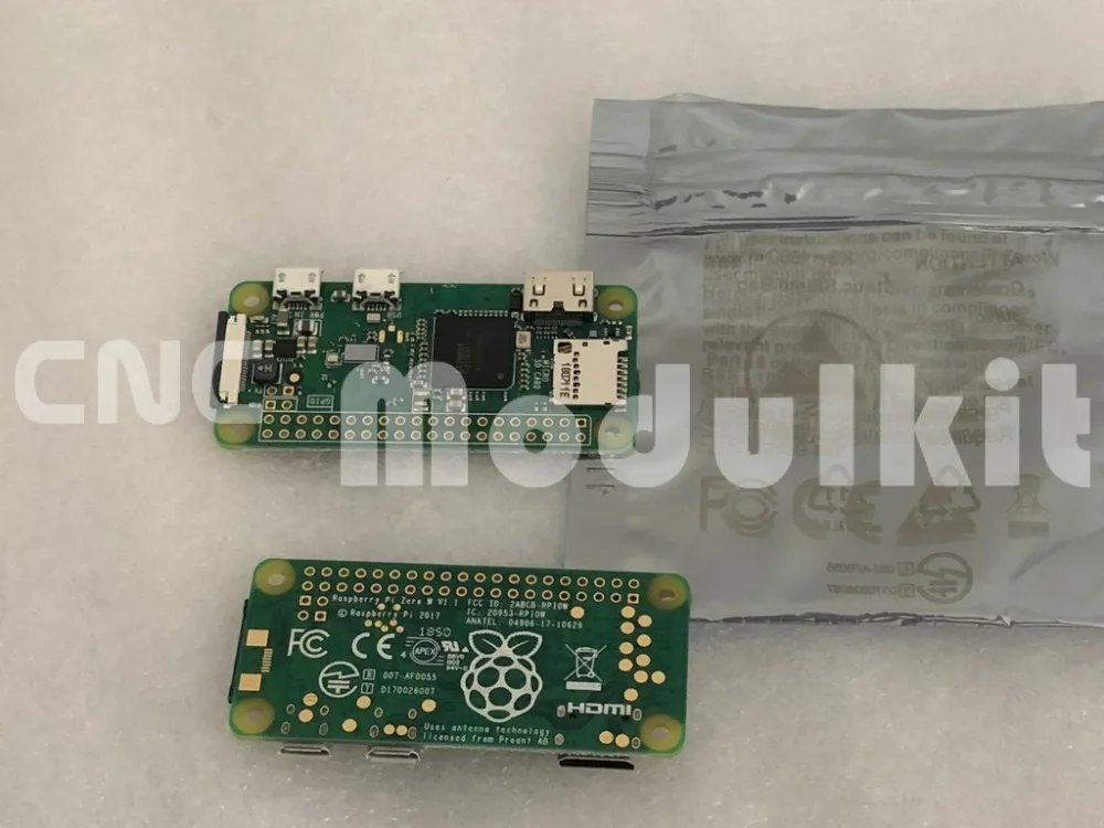 Raspberry Pi Zero W новейшая версия чипа BCM2835 1 ГГц ЦП ARM11 WIFI и Bluetooth 512 МБ ОЗУ 1080P HDMI OTG ЧПУ