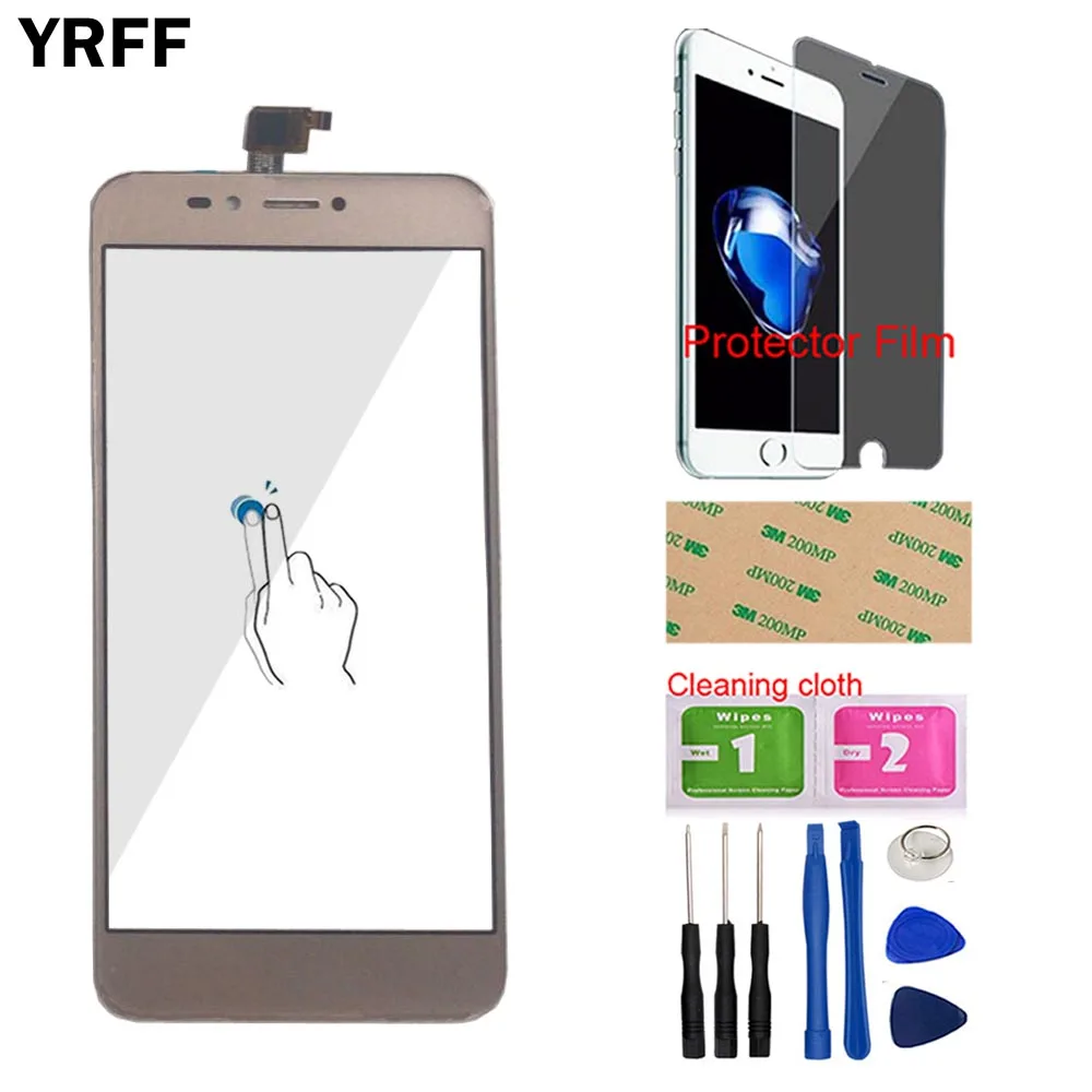 Переднее стекло YRFF для мобильного сенсорного экрана 5 дюйма Wiko U Pulse сенсорный