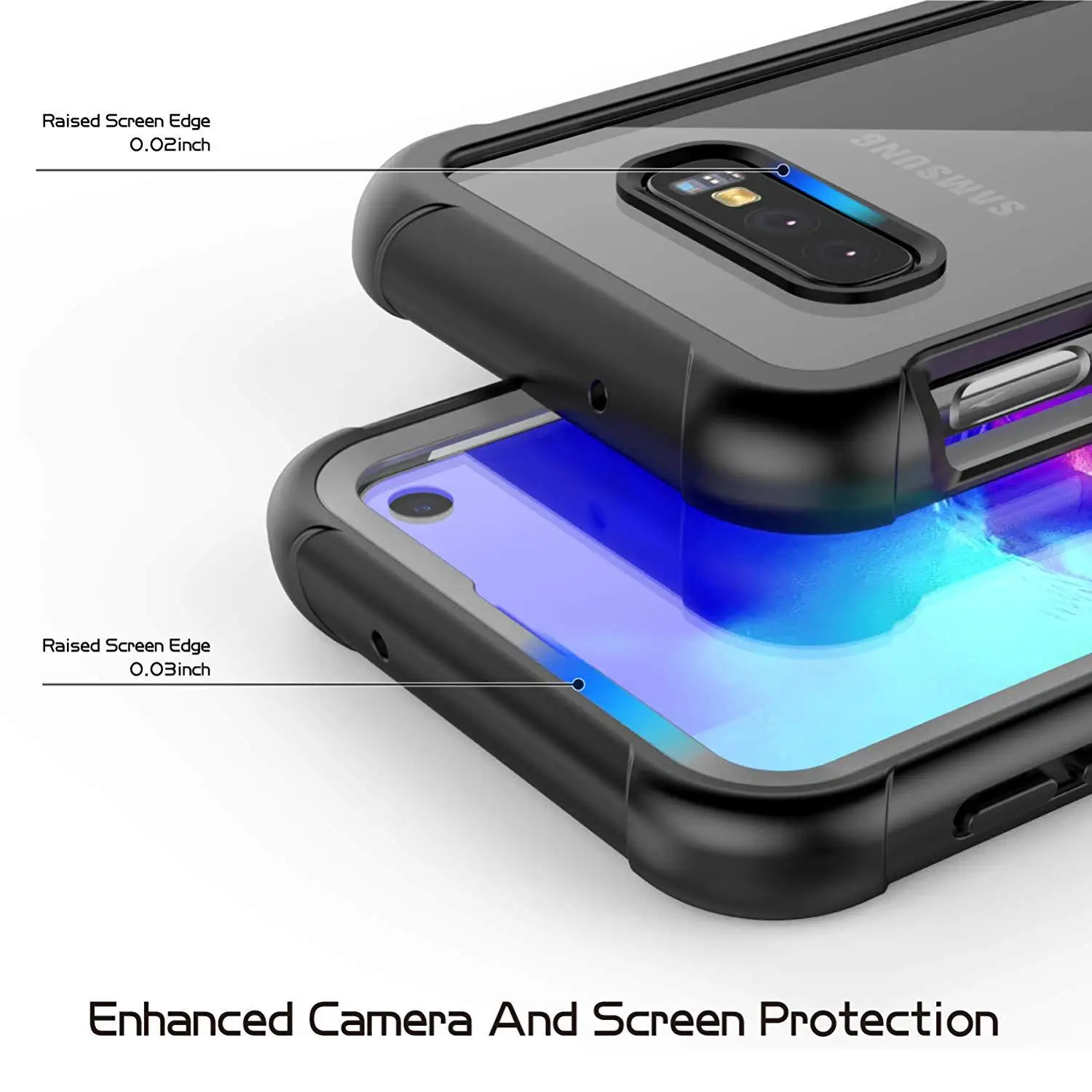 Полностью Защитный чехол для телефона Samsung Galaxy S8 S9 S10 S10e Plus Note 9 прозрачный