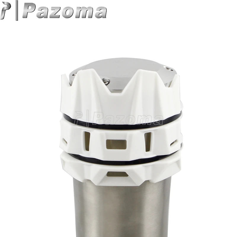 Белый защитный глушитель выхлопной трубы для мотокросса защитная крышка HONDA YAMAHA