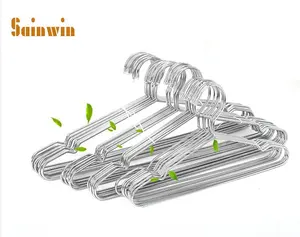 Sainwin 10 шт.лот толстые 3,2 мм нержавеющие стальные вешалки для одежды колышки для взрослых и детей нержавеющие стальные вешалки
