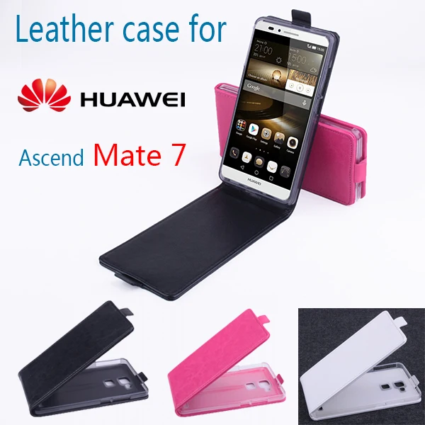 Роскошный кожаный чехол для Huawei Mate 7 флип-чехол корпус Mate7 искусственные Чехлы