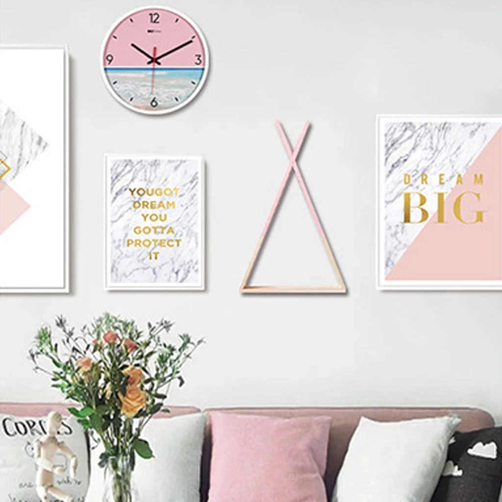 Лидер продаж креативная треугольная настенная рама стеллаж для хранения