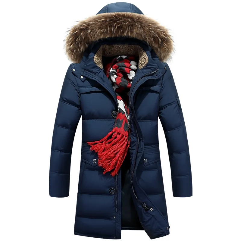 Hot 2022 Men Down Jacket Winter Coat Mens Parka Cotton Padded Jackets man New Warm Slim Zipper Fashion jacket M-4XL | Мужская одежда
