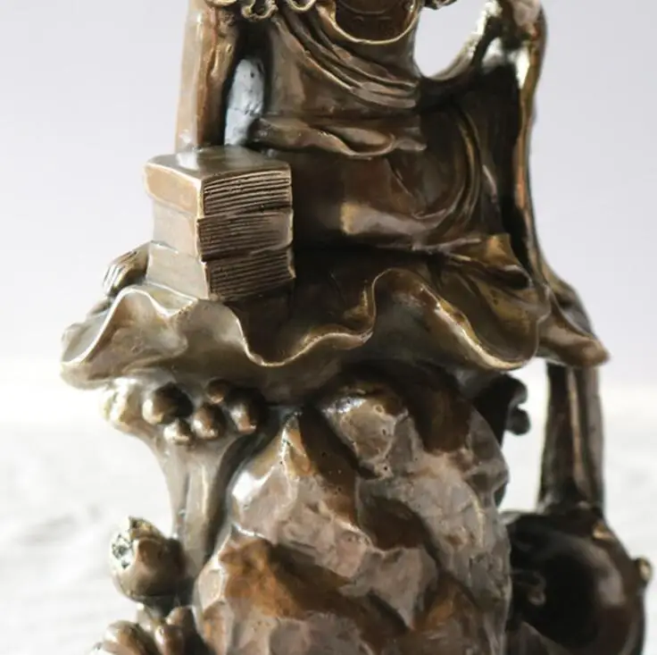 SCY медная Богиня милости украшения автономная статуя Будды Бодхисаттва Прямая