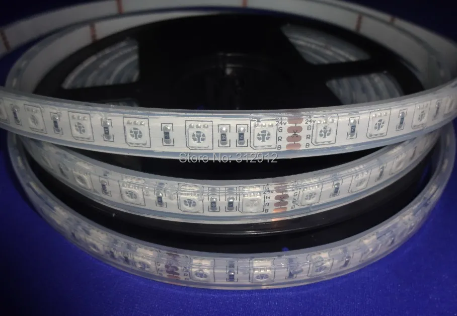 Светодиодная лента 5050 SMD на 24 В постоянного тока гибкая лампа 60 светодиодов/м 5 м 300