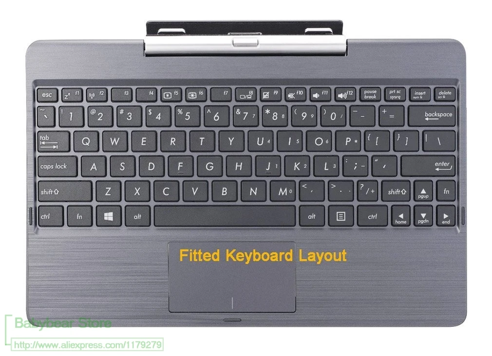 Прозрачная клавиатура из ТПУ чехол для ASUS Transformer Book T100TA T100TAF T100TC T100HA VivoTab RT TF600T