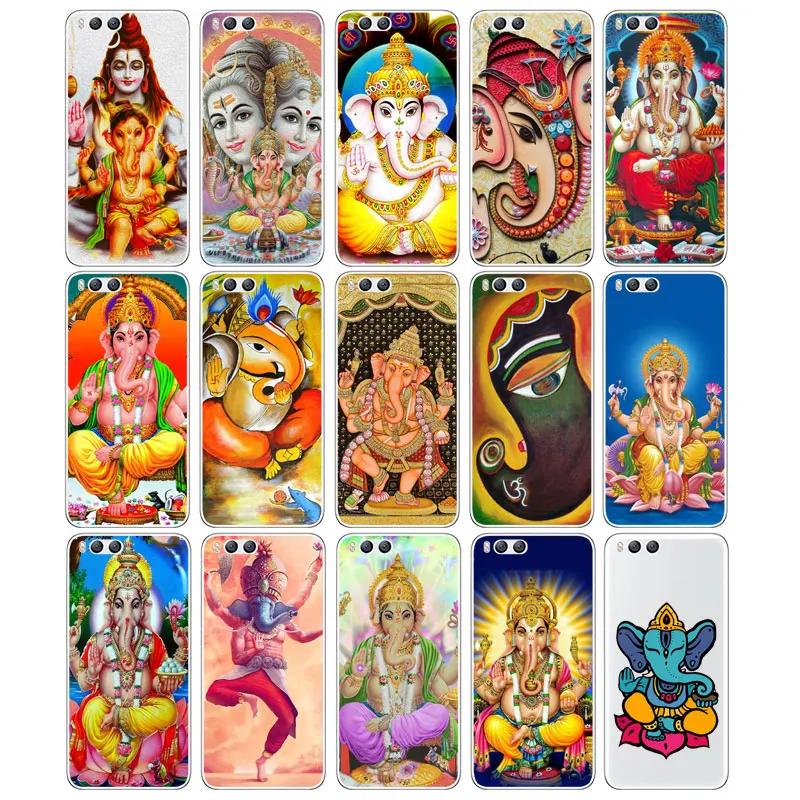 DREAMFOX M229 Ganesha The Hindu God Soft TPU Silicone Case Cover For Xiaomi Mi Note 2 3 4 5 6 8 SE M5 4C 4S 5C 5S 5X 6X A1 Plus |