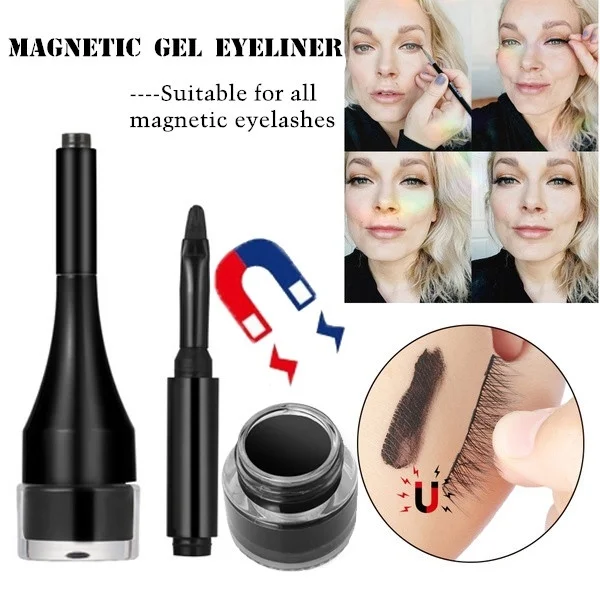 1 шт. гелевая Магнитная подводка для глаз магнитных ресниц Smudgeproof