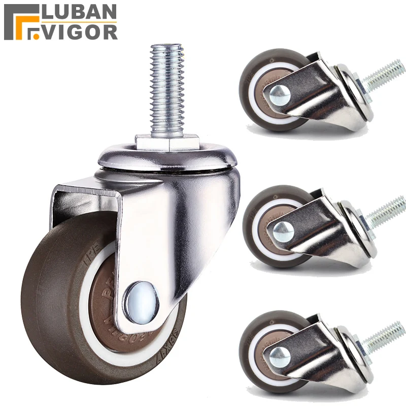 Супер бесшумные колеса/ролики колесо диаметром ТПЭ противоударное медведь 20/30/40