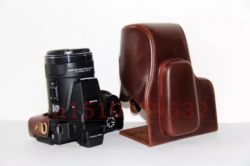 Высокое качество фото сумка из искусственной кожи для камеры чехол nikon P900 P900s DSLR