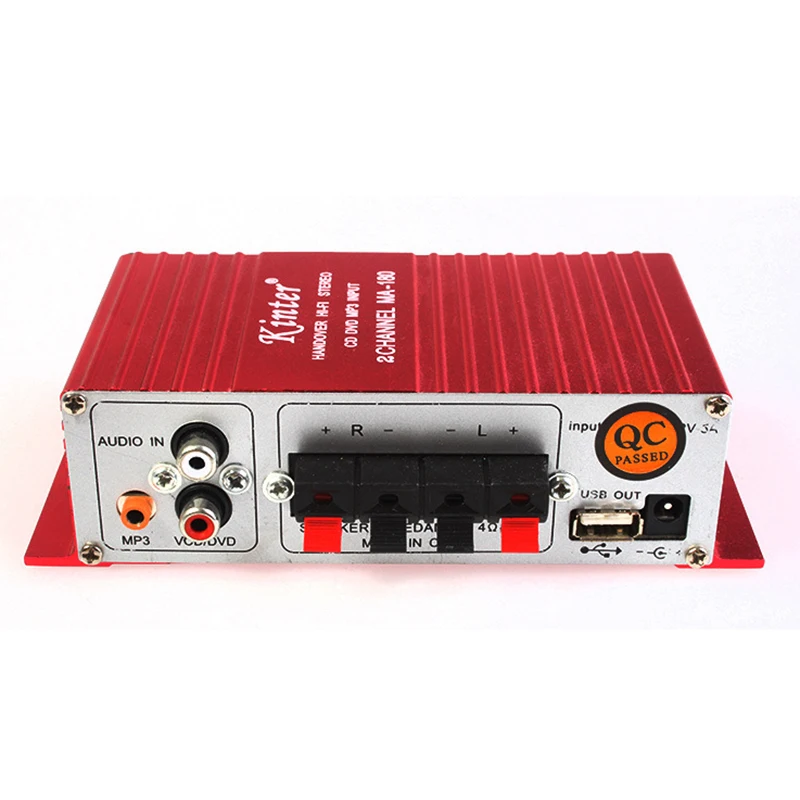 Цифровой USB стерео аудио усилитель мощности DC 12 В Hi Fi мини звуковой режим авто