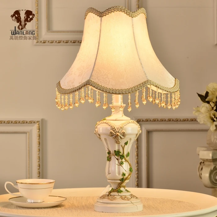 Голова декоративно прикладного искусства Wanlang французский настольная лампа