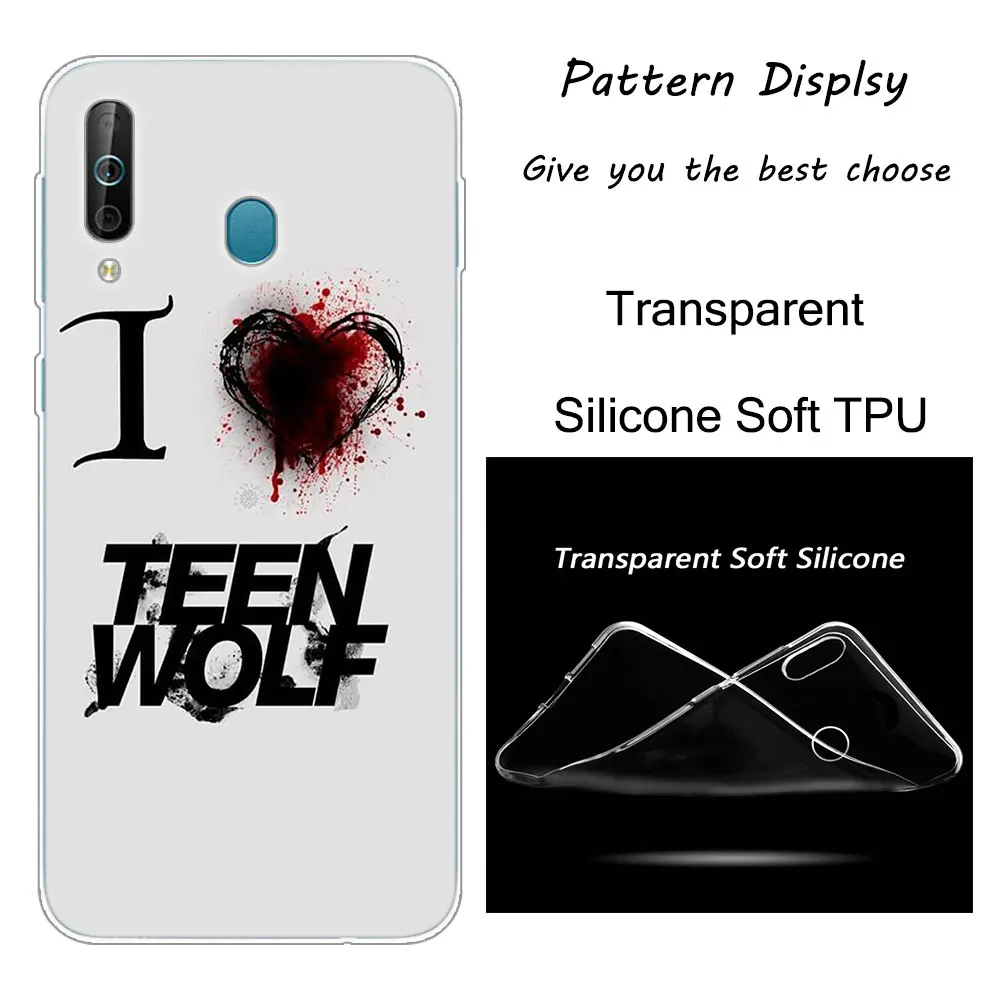 001 Прочный чехол Teen wolf силиконовый чехол для телефона для samsung Galaxy A80 A70 A60 A50 A40 A40S A30 A20E A2CORE M40 Примечание 10 плюс 9 8 5 Модный чехол с рисунком - Цвет: 001