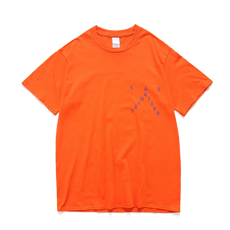 Pablo Kanye West Concert New York London Los Angeles I feel Like Paul White Black Camel Army Green Purple Orange Cotton T-shirt