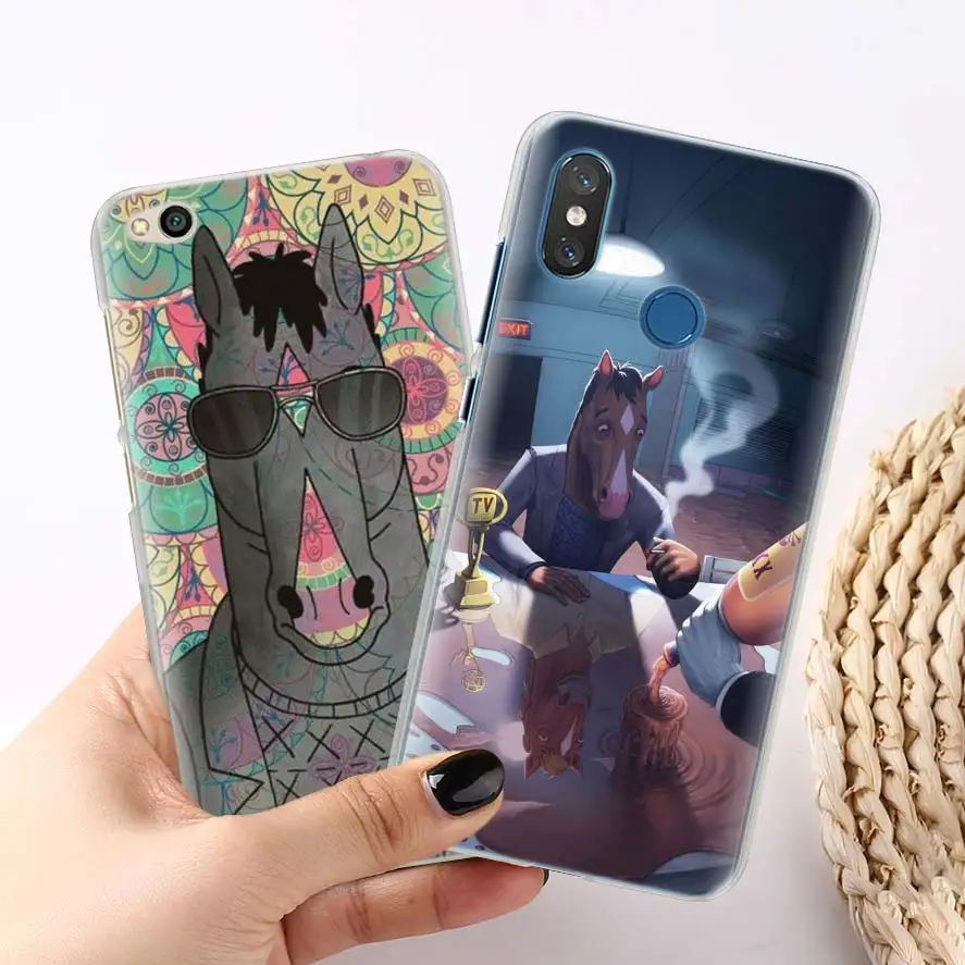 Конь БоДжек лошадь чехол для Xiaomi Redmi Note 5 6 7 Pro 4X7 6 6A 5 плюс 5A S2 GO Pocophone F1 Футляр для телефона