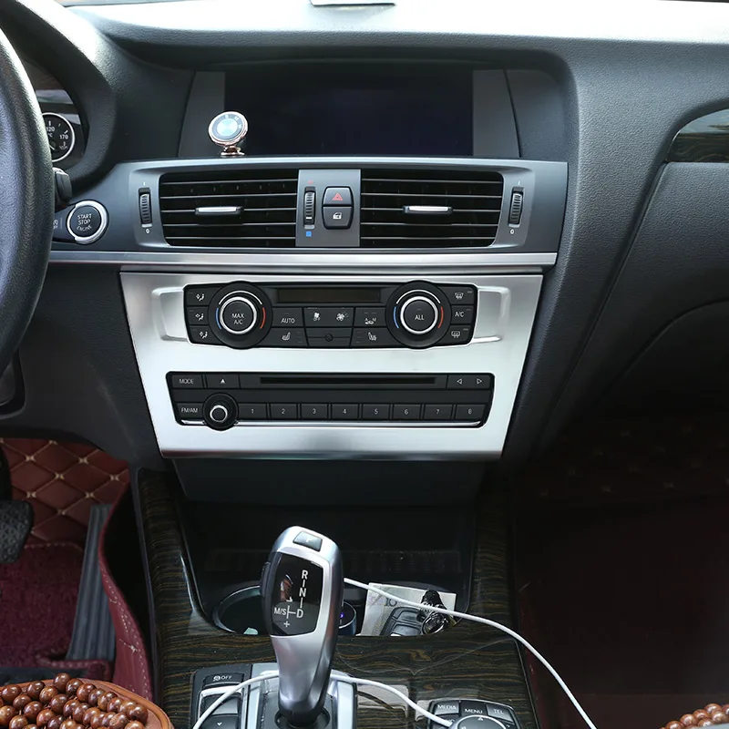 Для BMW X3 F25 2011-2016/X4 F26 2014-17 автомобильный Стайлинг ABS матовая хромированная