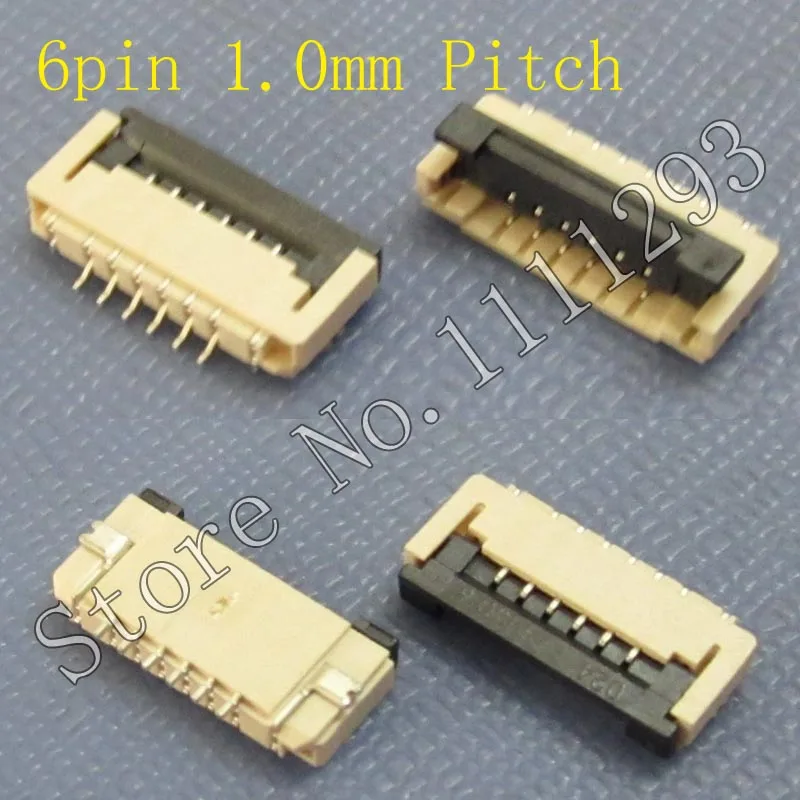 Плоский кабель FPC FFC разъем 6pin 1 0 мм для интерфейса сенсорного экрана ноутбука 20