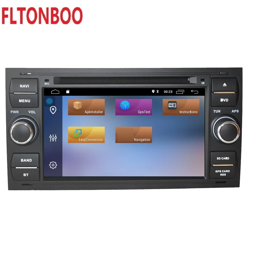 7 "Android 10 автомобильный радиоприемник с навигацией GPS dvd плеер для Ford focus s max bluetooth