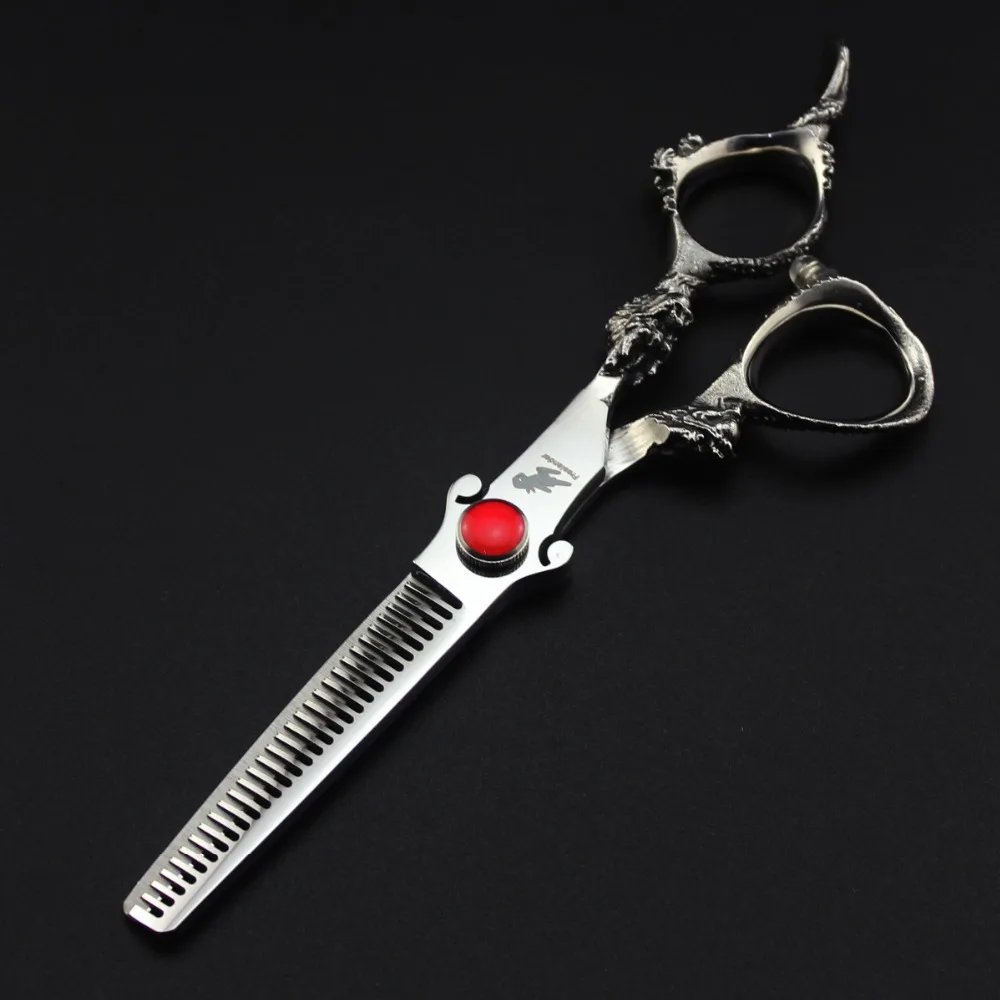 

6.0 inch Freelander sword-shaped dragon handle Unique hairdressing scissors Hairdressing tools Household scissors Durable