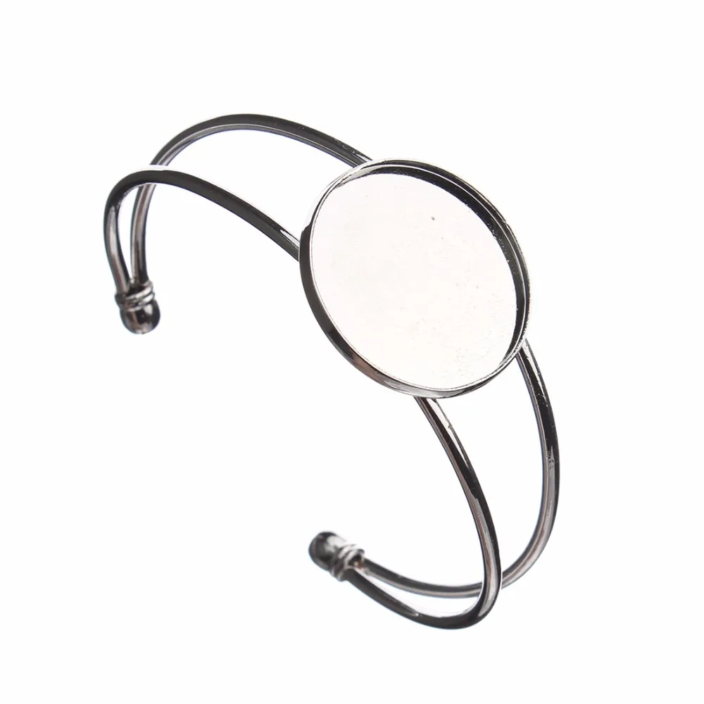 5 шт. пустые браслеты обручи с кабошоном|cabochon bezel|bezel trayset cabochon |