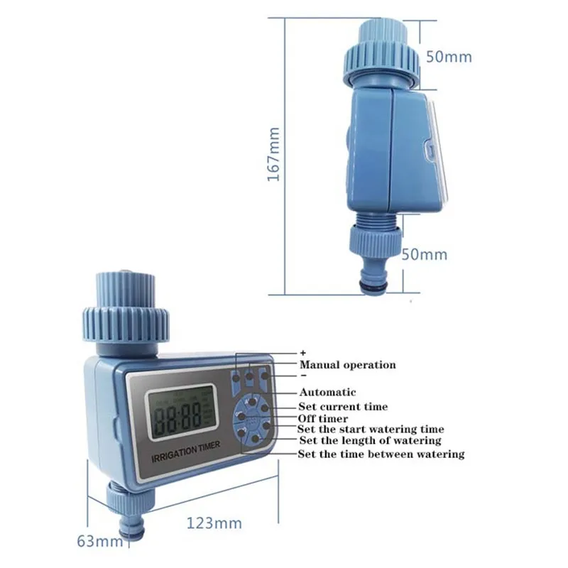 Новый электронный таймер полива садовая система цифровой клапан воды